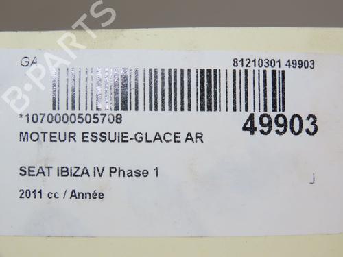 Rear wiper motor SEAT IBIZA IV ST (6J8, 6P8) 1.6 TDI | BP18663792M102 