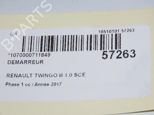 Starter RENAULT TWINGO III (BCM_, BCA_) 1.0 SCe 70 (BCMB) | BP32657928M8 - Image 4