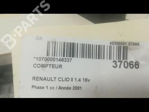Instrument cluster RENAULT CLIO II (BB_, CB_) 1.4 16V (B/CB0P, BB13) | BP9600329C47 
