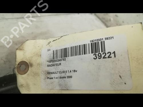 Used Water radiator RENAULT CLIO II (BB_, CB_) 1.4 16V (B/CB0P, BB13) (98 hp) 9609685