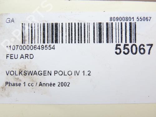 Right taillight VW POLO IV (9N_, 9A_) 1.2 12V | BP28969606C35 