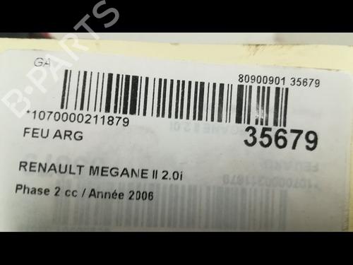 Used Left taillight RENAULT MEGANE II (BM0/1_, CM0/1_) 2.0 Renault Sport (224 hp) 9604787