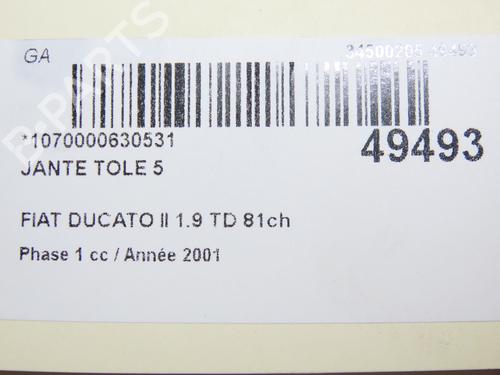 Fælk FIAT DUCATO Van (230_) 1.9 TD (90 hp) 28967767