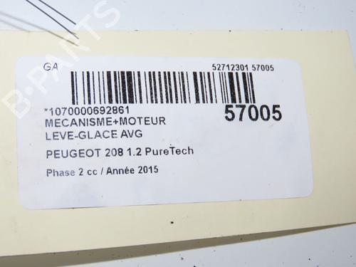 front-left-window-mechanism-peugeot-208-i-ca_-cc_-2012-2013-2014-2015-2016-2017-2018-2019-2020-2021-32277467 main image