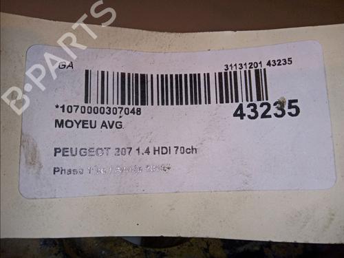 Used Right front steering knuckle Right front steering knuckle PEUGEOT 207 (WA_, WC_) 1.4 HDi (68 hp) 14876220 14876220
