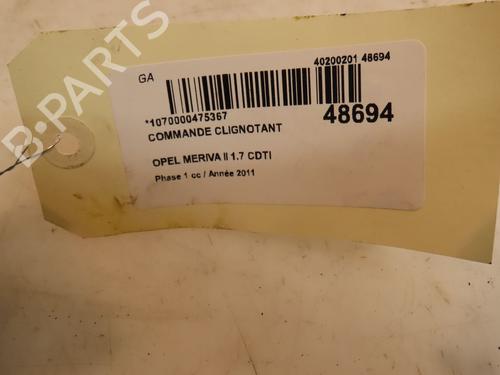 Steering column stalk OPEL MERIVA B MPV (S10) 1.7 CDTI (75) | BP16688152I23 