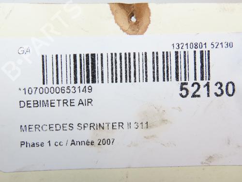 Mass air flow sensor MERCEDES-BENZ SPRINTER 3,5-t Van (B906) 311 CDI (906.631, 906.633, 906.635, 906.637) | BP29415111M95 