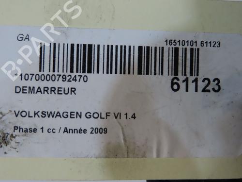 Starter VW GOLF VI (5K1) 1.4 TSI | BP38341629M8  - Image 5