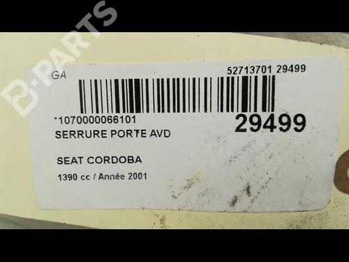 Front right lock SEAT CORDOBA Vario (6K5) 1.4 16V | BP9595426C97 