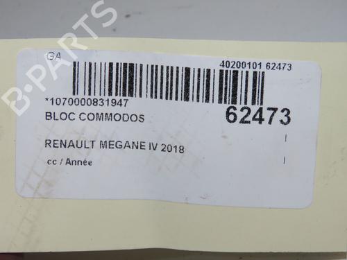 Used Steering column stalk Steering column stalk RENAULT SCÉNIC IV (J9_) 1.3 TCe 140 (140 hp) 40615332 40615332