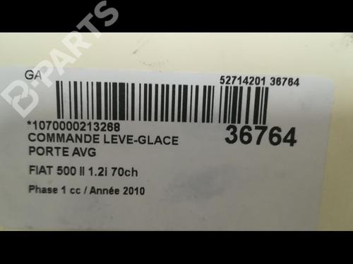 Left front window switch FIAT 500 (312_) 1.3 D Multijet (312AXB1A) | BP9605277I27 