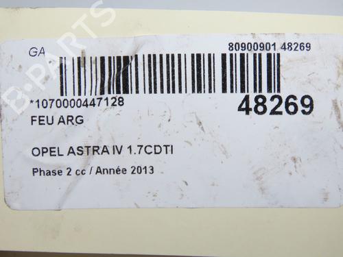 Left taillight OPEL ASTRA J (P10) 1.7 CDTI (68) | BP32658015C34 