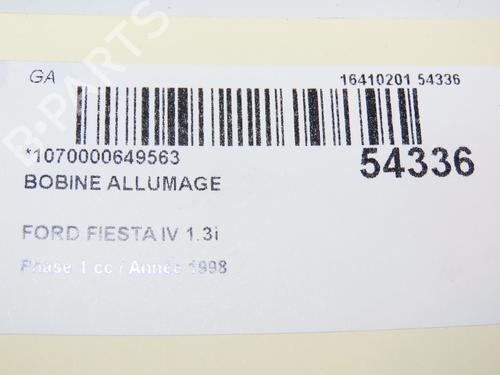 Used Ignition coil FORD FIESTA IV (JA_, JB_) 1.3 i (60 hp) 28828936