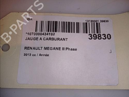 Fuel pump RENAULT MEGANE III Coupe (DZ0/1_) 1.4 TCe (DZ0F, DZ1V) | BP14874317M76 