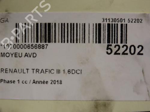 Left front steering knuckle RENAULT TRAFIC III Van (FG_) 1.6 dCi 125 (FGMH) | BP28572986M25 