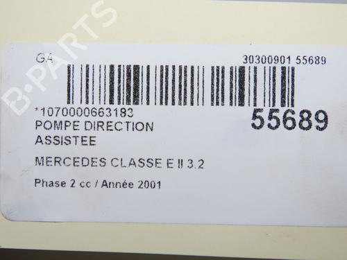 Steering pump MERCEDES-BENZ E-CLASS (W210) E 320 CDI (210.026) | BP32399637M99 