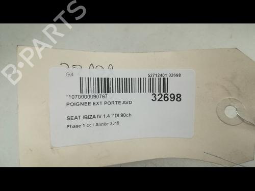 Used Front right exterior door handle SEAT IBIZA IV SC (6J1, 6P5) 1.4 TDI (80 hp) 9596805