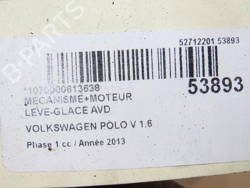 Used Front right window mechanism VW POLO V (6R1, 6C1) 1.6 TDI (90 hp) 28831138