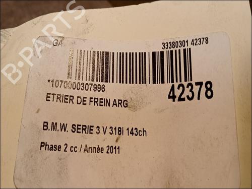 Used Left rear brake caliper BMW 3 (E90) 318 d (143 hp) 14877880