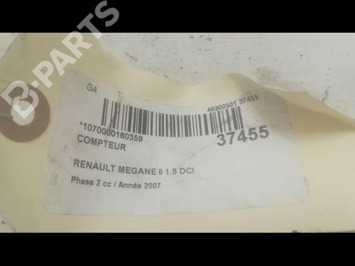 Instrument cluster RENAULT MEGANE II (BM0/1_, CM0/1_) 1.5 dCi (BM1F, CM1F) | BP9601281C47 