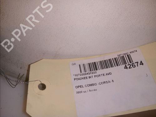 Front right interior door handle OPEL COMBO Tour 1.6 | BP14951401I14