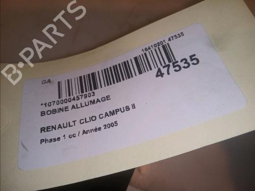 Ignition coil RENAULT CLIO II (BB_, CB_) 1.2 LPG | BP14996236M94 