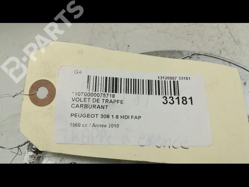 Fuel flap PEUGEOT 308 I (4A_, 4C_) 1.6 HDi | BP9596039C131 