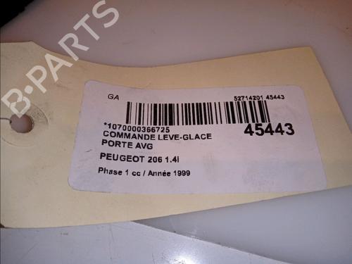 Used Left front window switch Left front window switch PEUGEOT 206 Hatchback (2A/C) 1.4 i (75 hp) 11103018 11103018
