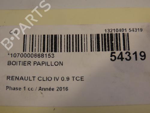 Used Throttle body Throttle body RENAULT CLIO IV (BH_) 0.9 TCe 90 (BHNF, BHMA, BHMH, BHJK, BHJR) (90 hp) 29379871 29379871