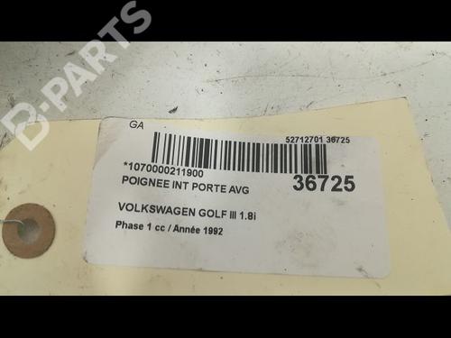 Front left interior door handle VW GOLF III (1H1) 1.8 | BP9604798I13 