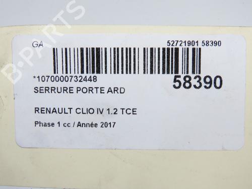 rear-right-lock-renault-clio-iv-bh_-2012-2013-2014-2015-2016-2017-2018-2019-2020-2021-33728147 main image
