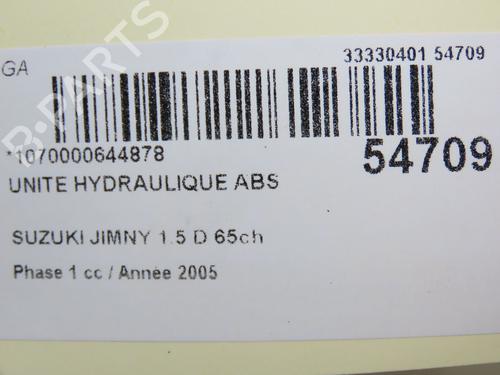 Used ABS pump ABS pump SUZUKI JIMNY Closed Off-Road Vehicle (SN) 1.5 DDiS 4WD (SN415D) (65 hp) 30714708 30714708