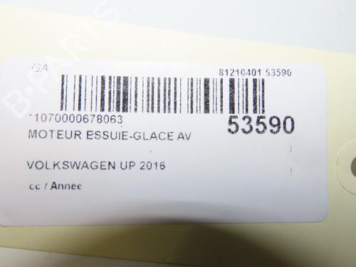 Wischermotor vorne für VW UP! (121, 122, BL1, BL2, BL3, 123) 1.0 (60 hp) 31692788