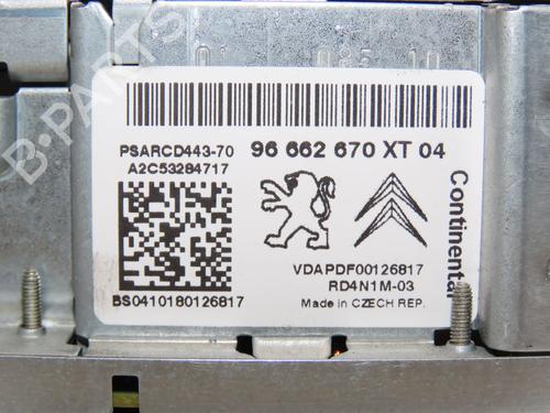 Radio CITROËN C4 Picasso I MPV (UD_) 1.6 HDi | BP28968072E6 