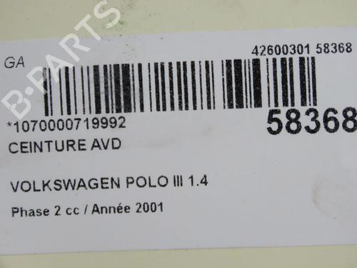 Front right seatbelt VW POLO (6N2) 1.4 | BP36345285I25 - Image 7