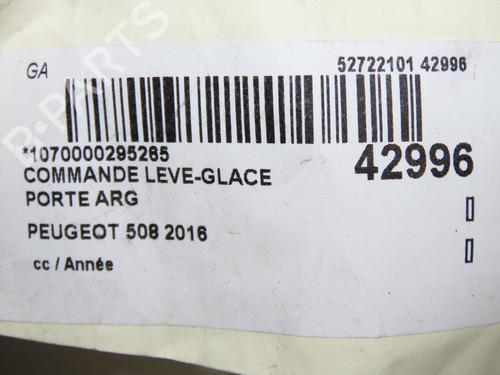 Used Left rear window switch Left rear window switch PEUGEOT 508 I (8D_) 2.0 HDi (136 hp) 11103556 11103556