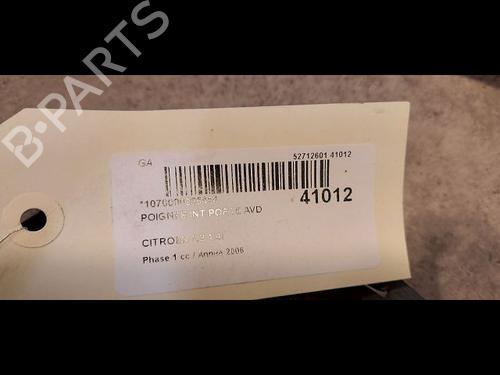 Used Front right interior door handle CITROËN C2 (JM_) 1.4 (73 hp) 9612088