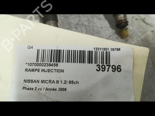 Used Injection rail NISSAN MICRA III (K12) 1.2 16V (65 hp) 23171695