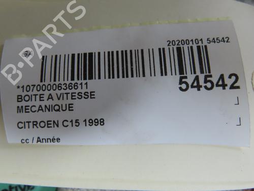 Used Gearbox Gearbox CITROËN C15 Box Body/MPV (VD_) 1.8 D (60 hp) 40162887 40162887