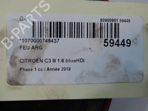 left-taillight-citroen-c3-iii-sx-2016-38056874 main image