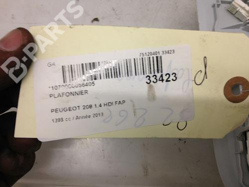 Interior roof light PEUGEOT 208 I (CA_, CC_) 1.4 HDi | BP9594579I8 