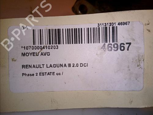 Used Right front steering knuckle Right front steering knuckle RENAULT LAGUNA III Grandtour (KT0/1) 2.0 dCi (KT0M, KT0N, KT0S, KT19, KT1F) (173 hp) 14950739 14950739
