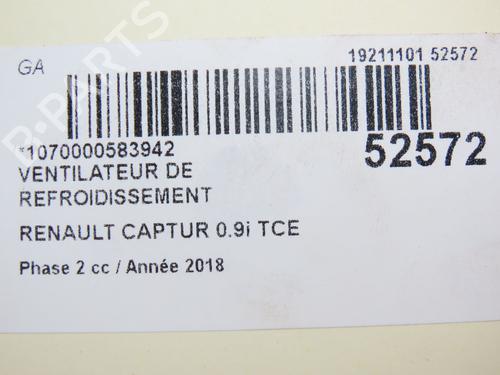 Kjølevifte elektrisk RENAULT CAPTUR I (J5_, H5_) 0.9 TCe 90 | BP28967128M35