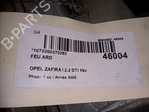 Used Right taillight OPEL ZAFIRA A MPV (T98) 2.2 DTI 16V (F75) (125 hp) 11104328