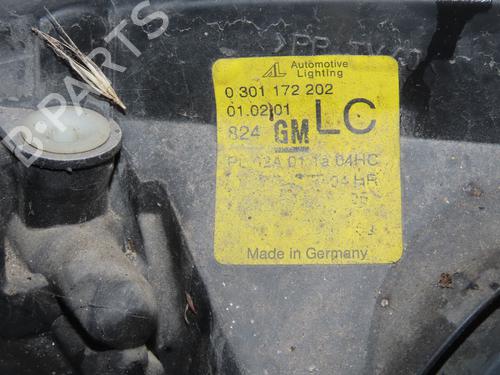 Right headlight OPEL CORSA C (X01) 1.7 DI (F08, F68) | BP36495670C29 - Image 3