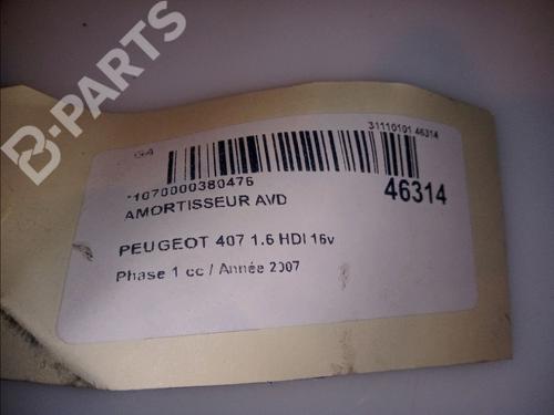 Right front shock absorber PEUGEOT 407 (6D_) 1.6 HDi 110 (6D9HZC, 6D9HYC) | BP11100189M17 