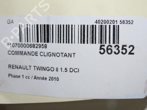 Used Steering column stalk Steering column stalk RENAULT TWINGO II (CN0_) 1.5 dCi (CN0E) (64 hp) 33059370 33059370