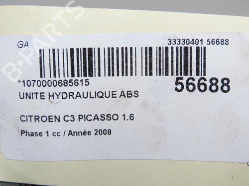 ABS pump CITROËN C3 Picasso (SH_) 1.6 HDi | BP32223363M43 