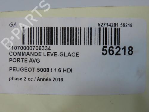 Left front window switch PEUGEOT 5008 (0U_, 0E_) 1.6 BlueHDi 120 | BP36495253I27 - Image 4