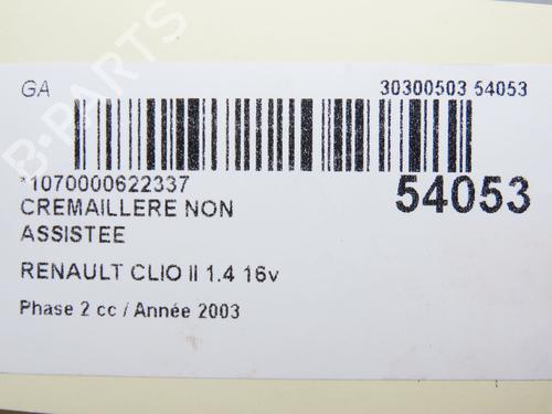 Steering rack RENAULT CLIO II (BB_, CB_) 1.4 16V (B/CB0P, BB13) | BP28829667M22